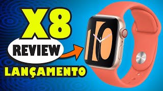 SmartWatch X8  LANÇAMENTO  muitas funções e baixo custo [upl. by Nnewg]