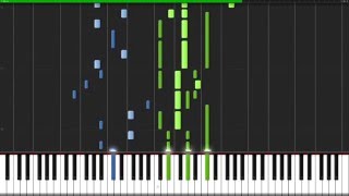 Ruins  Undertale Piano Tutorial Synthesia [upl. by Aisenat]