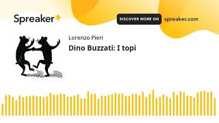 Dino Buzzati I topi [upl. by Koenraad]