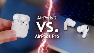 AirPods Pro vs AirPods 2  Welche kaufen Empfehlung [upl. by Okiam]