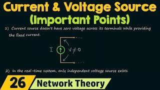 Current amp Voltage Source Important Points [upl. by Brew]