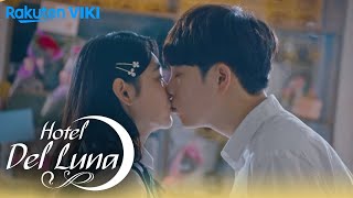 Hotel Del Luna  EP13  PO and Kang Mina’s First Kiss [upl. by Adnalra502]