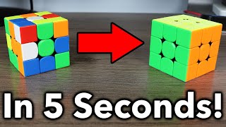 How to ACTUALLY Solve A Rubiks Cube In 5 Seconds [upl. by Draillih]