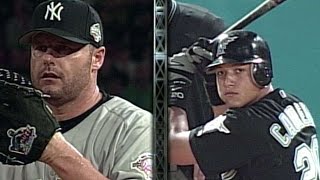 2003 WS Gm4 Cabrera hits tworun homer vs Clemens [upl. by Latvina]