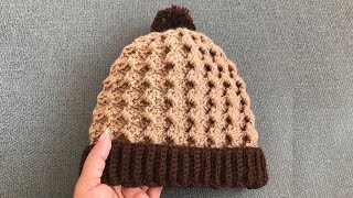 Easy Crochet HatThree size Beautiful Crochet Hat [upl. by Edla768]