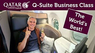 Qatar Business Class Full Review [upl. by Lasorella]