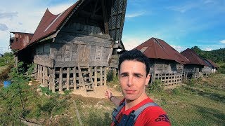 Abandoned Batak Houses in Samosir Lake Toba 🇮🇩 [upl. by Ozzie943]