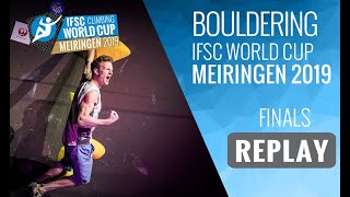 IFSC World Cup Meiringen 2019  Boulder finals [upl. by Notlok]