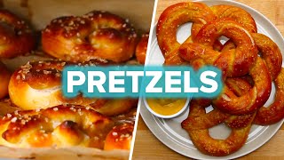 Homemade Pretzels 4 Ways [upl. by Namyaw]