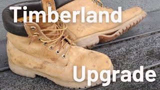 Timberland Boots Get BIG Upgrade  New Vibram Soles amp Cleaning [upl. by Lerraf975]