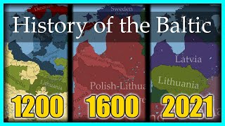 History of the Baltic region every year [upl. by Navinod]