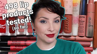 Project Apocalips drugstore month  lip declutter  part 14 [upl. by Louie]