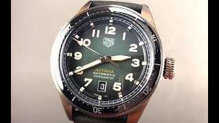 TAG Heuer Autavia Bronze Calibre 5 Chronometer WBE5190FC8268 Tag Heuer Watch Review [upl. by Fawn]