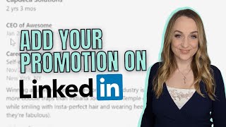 How to Add Promotion on Linkedin  Add multiple roles to the same company LINKEDIN PROFILE TIPS [upl. by Ellehsram187]