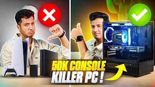 50K Console Killer PC Best Gaming PC Build Under 50000 Rupees in India 2024 [upl. by Nnylharas]