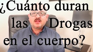 💊 ANTIDOPING 💊 ¿CUÁNTO DURAN las DROGAS en el CUERPO [upl. by Shirberg]