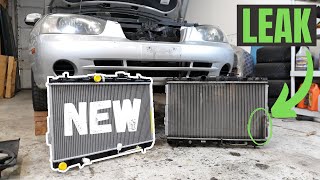 How to replace a radiator Radiator Replacement tutorial [upl. by Greenwald]