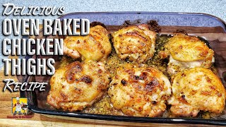 Oven Baked Chicken Thighs  Dinner Ideas [upl. by Ididn894]