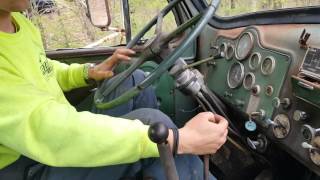 Driving a 1964 Mack B61 quad box [upl. by Lytsyrk]