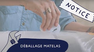 Tediber  Le déballage de lincroyable matelas [upl. by Oiratno]