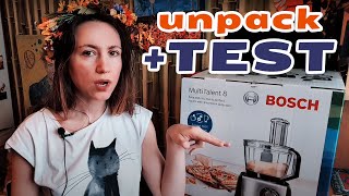 Review of BOSCH Multitalent 8 kitchen food processor [upl. by Odlanra]