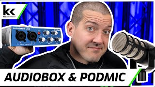 Presonus Audiobox USB 96 amp Rode PodMic  Setup amp Demo [upl. by Ledniahs]