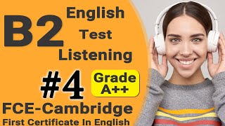 Listening B2  FCE Practice Test with Answers  English Listening B2 Cambridge FULL Ingles B2 exam º [upl. by Lattonia]