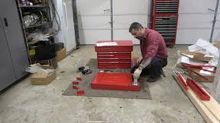 US general 5 Drawer Tool Cart Unboxing and Assembly [upl. by Gresham]