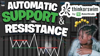 Support and Resistance ThinkOrSwim Indicator Thinkorswim Tutorial [upl. by Ruddie297]