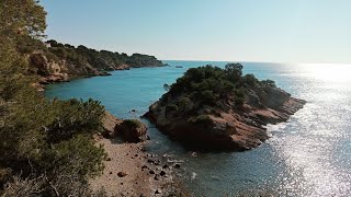 Illot de lÀliga 4K  LAmetlla de Mar  DJI Mini 3 Pro [upl. by Eilis934]