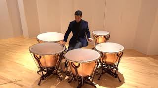 TIMPANI SOLO ETUDE 1 – SCHERZO BY TOM FREER [upl. by Essyle825]