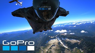 GoPro Scenic Mountain Wingsuit Flight with Jeb Corliss [upl. by Derril]