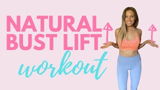 TONE Your Bust Naturally With These 8 Exercises [upl. by Sarnoff]