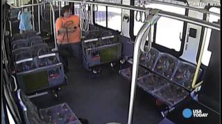 Video shows moment train crashes into MARTA [upl. by Atnaloj]