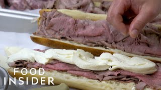 Why Hoboken Is Obsessed With This Roast Beef Sandwich  Legendary Eats [upl. by Ttreve]