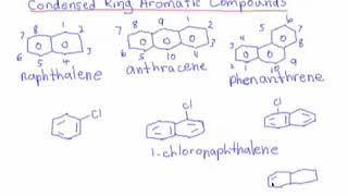 130 Polycyclic Aromatic Compounds Naphthalene Anthracene amp Phenanthrene [upl. by Musihc]