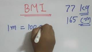 BMI  How to Calculate BMI [upl. by Joellen554]