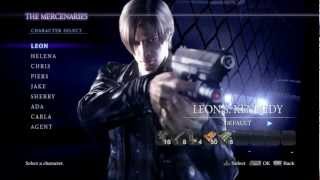 Resident Evil 6  All costumes [upl. by Lacsap]