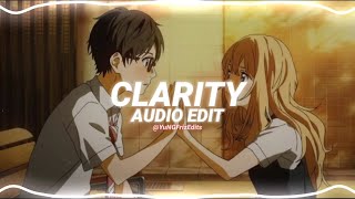 clarity  zedd ft foxes edit audio [upl. by Ranjiv]