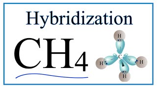 Hybridization of CH4 description of hybrid orbitals for Carbon [upl. by Onairda979]