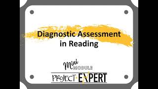 Diagnostic Assessment in Reading [upl. by Kilbride]