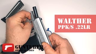 Walther PPKS 22LR – How to Disassembly and Reassembly Field Strip [upl. by Farhsa]