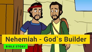 Bible story quotNehemiah  God’s Builderquot  Primary Year C Quarter 4 Episode 8  Gracelink [upl. by Cypro]