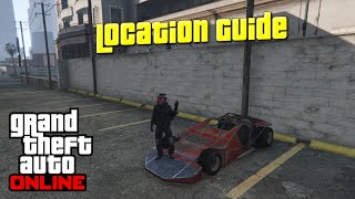 GTA 5 ONLINE  Where Is The Ramp Buggy Stored Guide [upl. by Gwen]