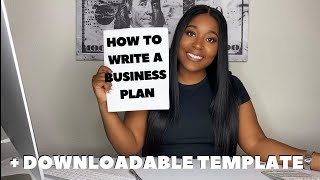 HOW TO WRITE A BUSINESS PLAN STEP BY STEP  TEMPLATE  9 Key Elements [upl. by Notsle868]