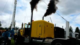 3408 Cat running and rolling coal [upl. by Pokorny]