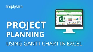 Project Planning  Project Plan In Excel With Gantt Chart  Project Management In Excel Simplilearn [upl. by Seldon]