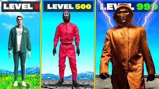 Level 1 SQUID GAME to Level 1000000000 in GTA 5 [upl. by Eelrebmyk]