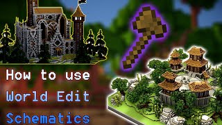 How to use World Edit Schematics [upl. by Anoed]