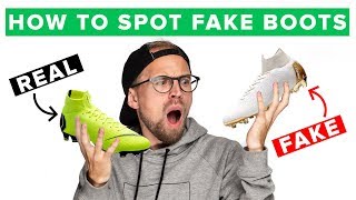 HOW TO SPOT FAKE FOOTBALL BOOTS [upl. by Amaryl]